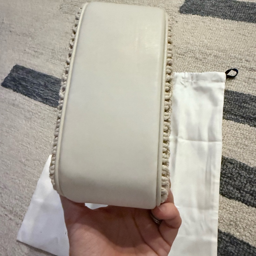 Simon Miller White Woven Shoulder Bag - Picture 5 of 5